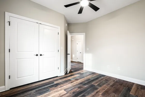 wooden floor in an empty room