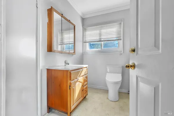 a very nice looking room with a large window