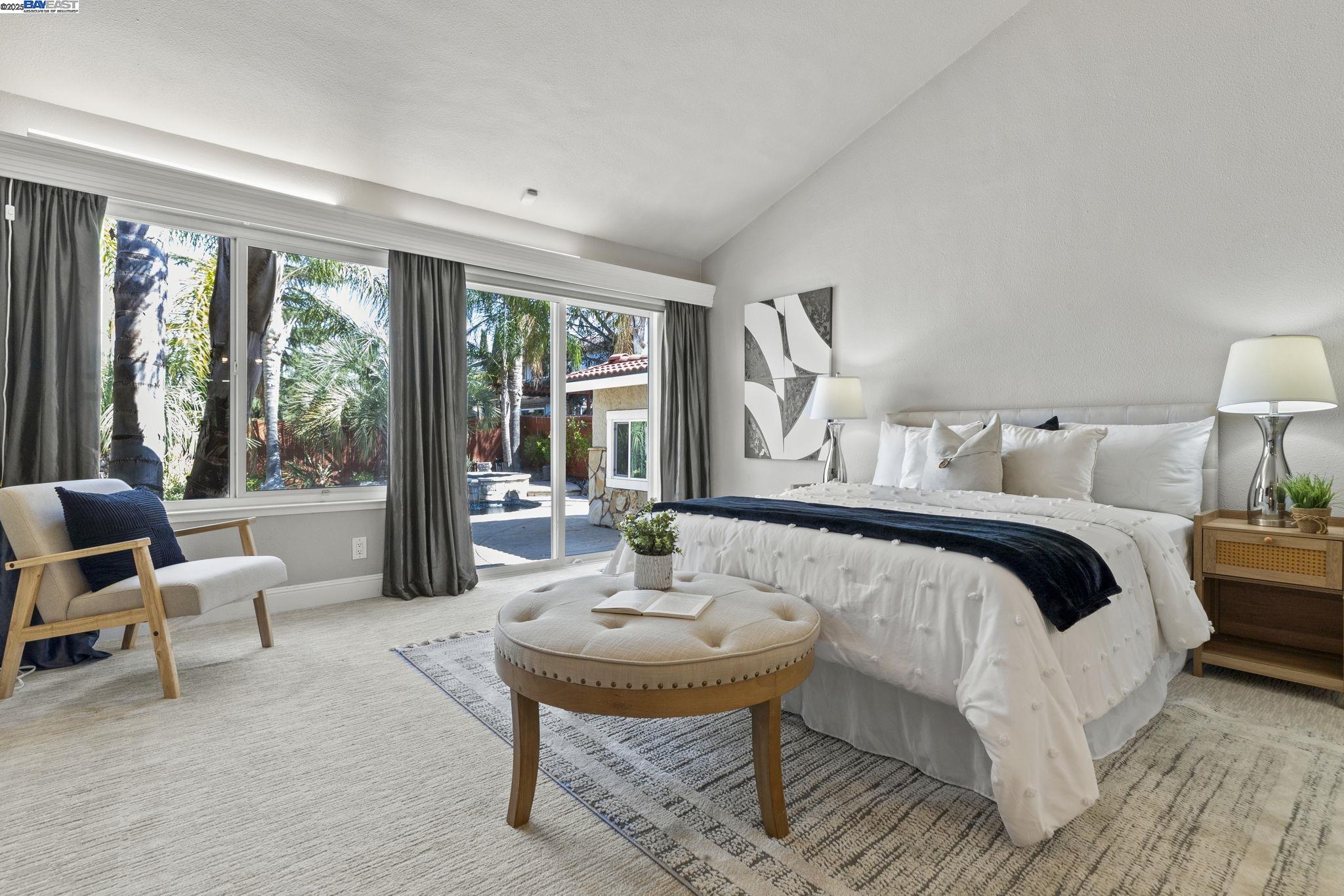 820 Pinehurst Place San Ramon, CA 94583 - Photo 23 of 54 a bed room with a bed and a chair