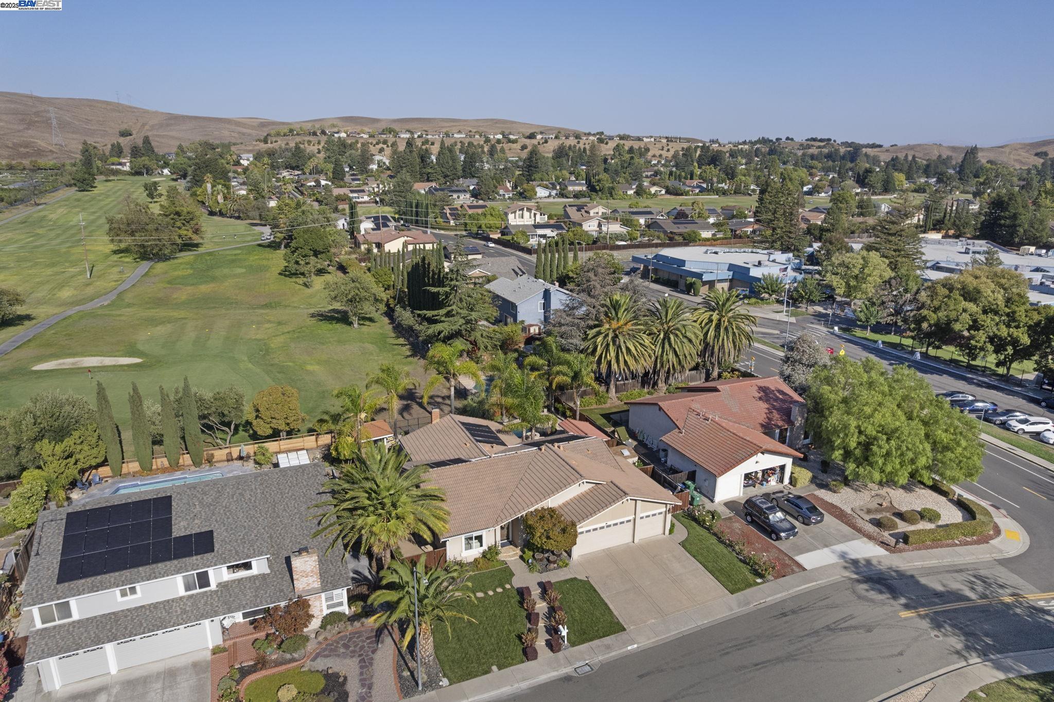 820 Pinehurst Place San Ramon, CA 94583 - Photo 47 of 54 an aerial view of residential houses with outdoor space