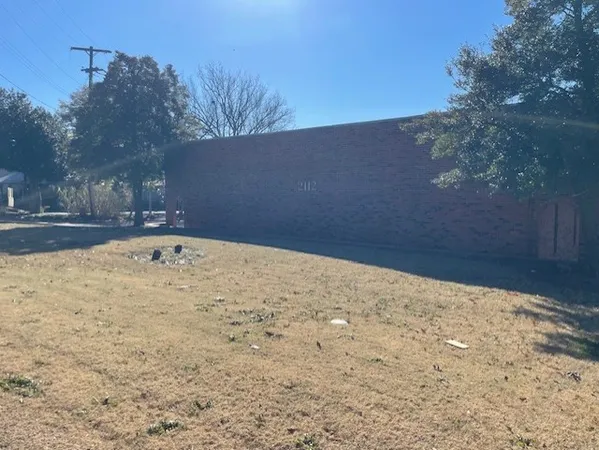 a backyard of a house