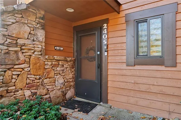 view of front door of house