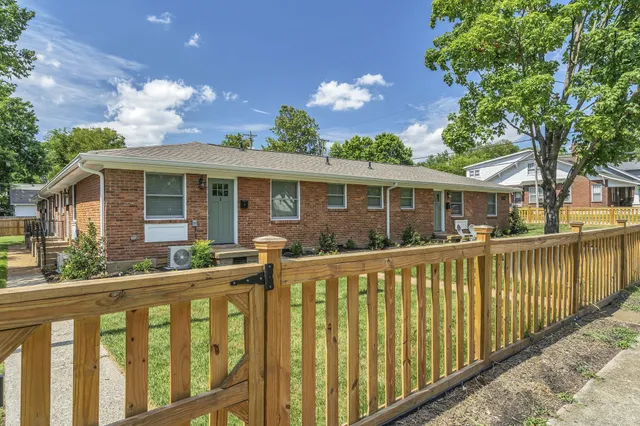a view of a house with a deck