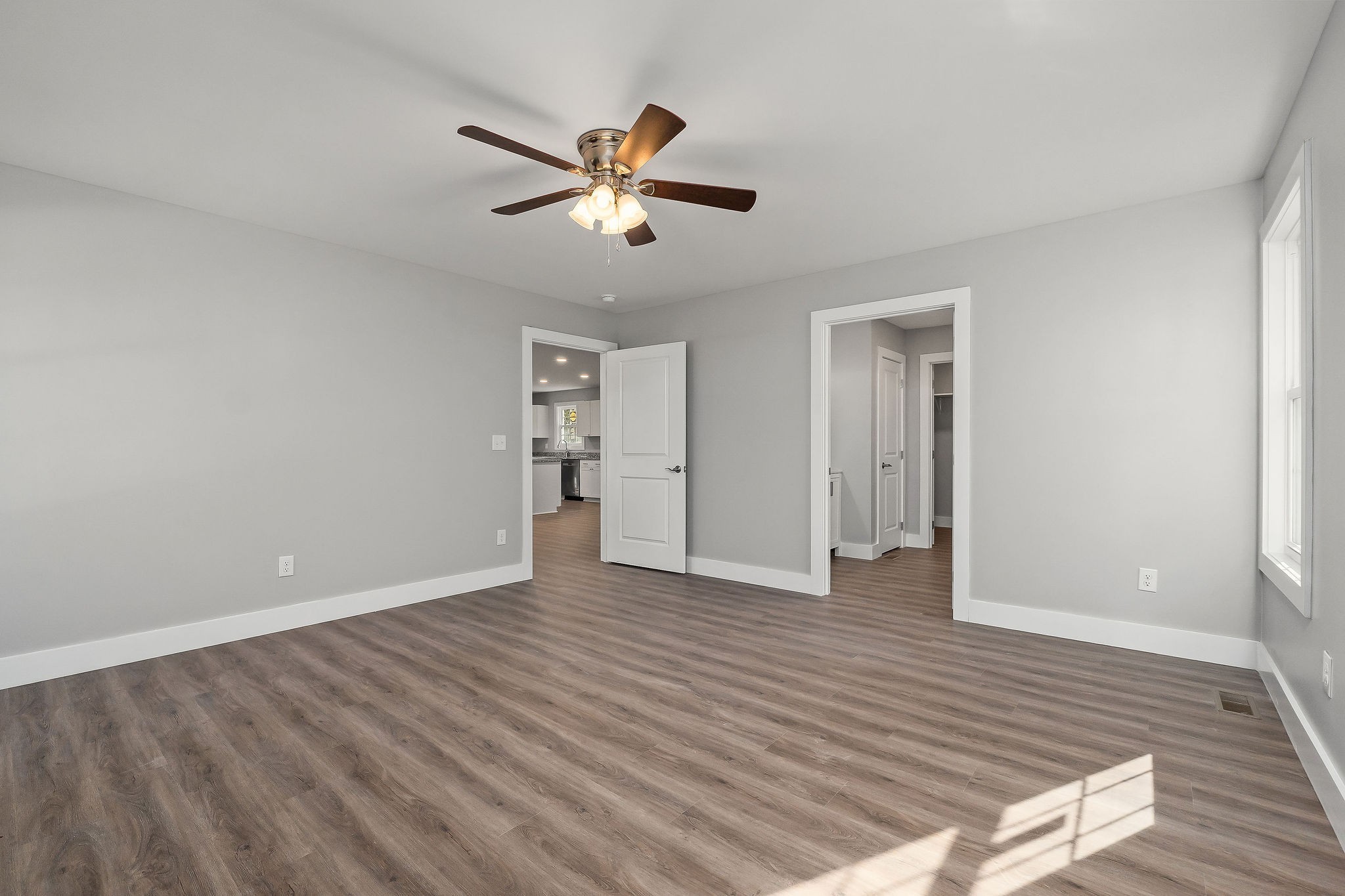 1053 Benton Tidwell Road Hilham, TN 38568 - Photo 17 of 39 a view of empty room with wooden floor