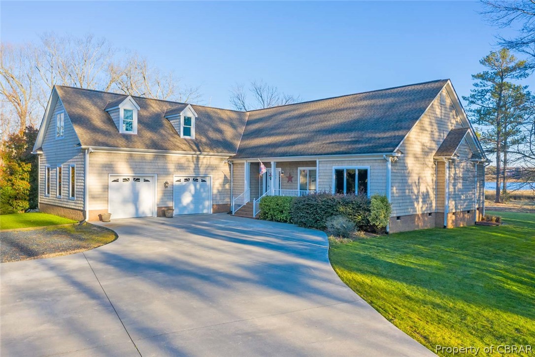 102 Ferry Road Hartfield, VA 23071 - Photo 21 of 42 Attached 2 Car Garage with Storage Space