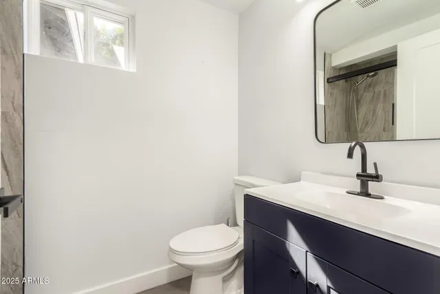 a bathroom with a sink and a toilet