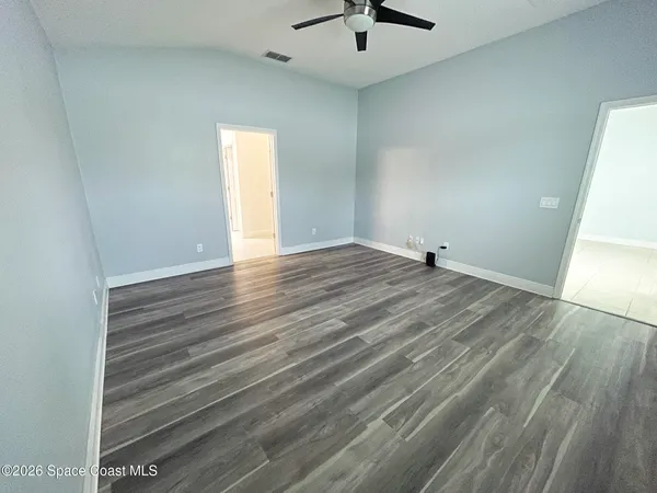 wooden floor in an empty room