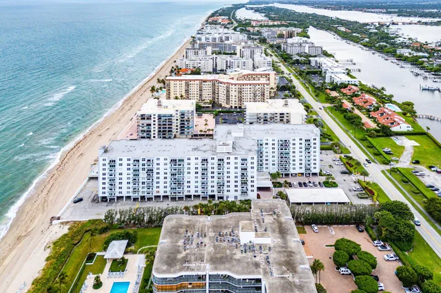 a view of a balcony with city view