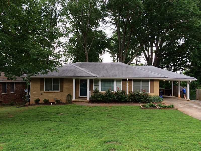 1908 Long Drive Decatur, GA 30032 - Photo 1 of 1 Exterior Front. Four sided brick ranch in excellent condition...lovely landscaping surrounded by mature oaks and professional landscaping.