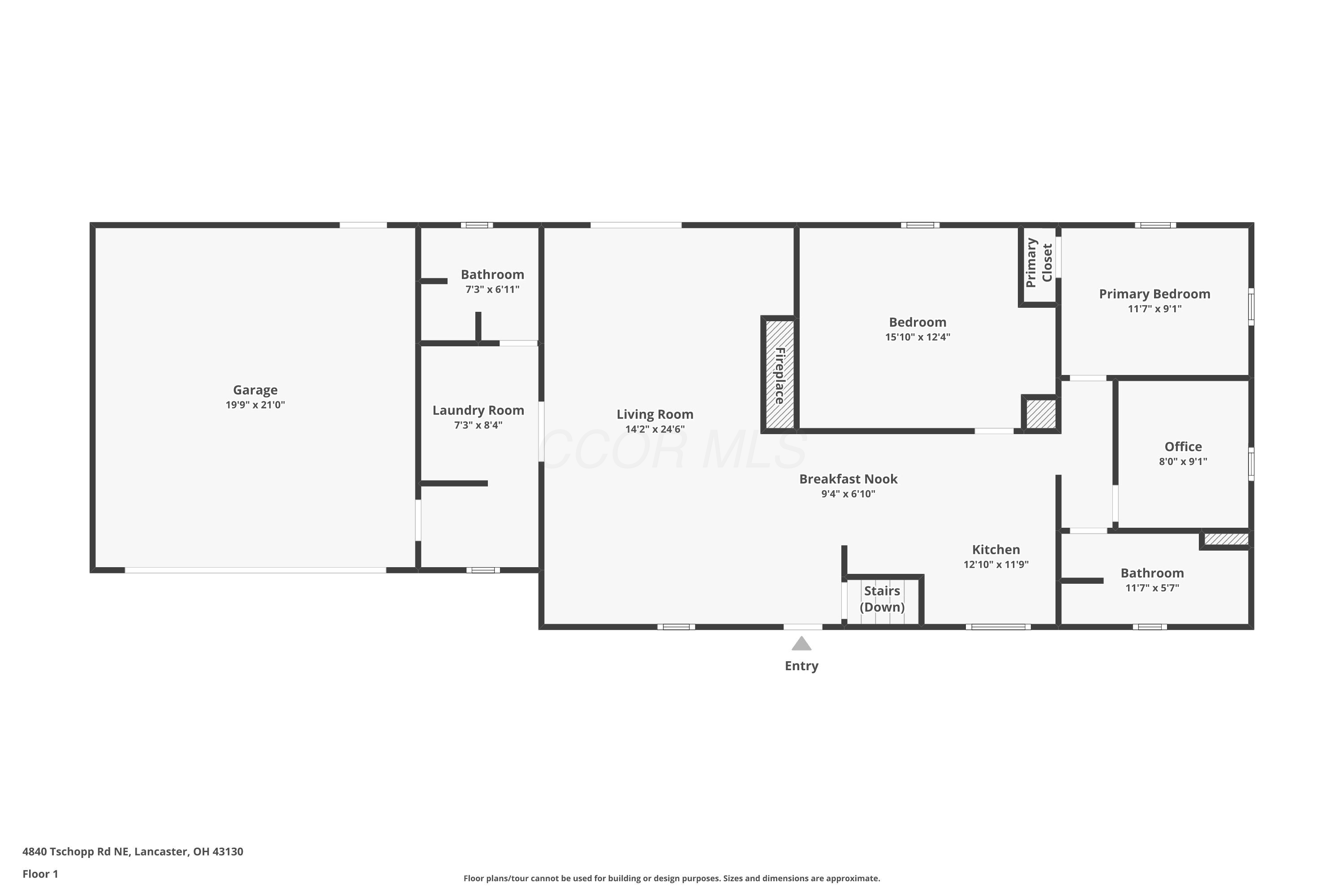 4840 Tschopp Road Northeast Lancaster, OH 43130 - Photo 56 of 58 Main Floor - Floor Plan