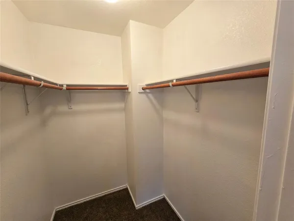 a close view of closet