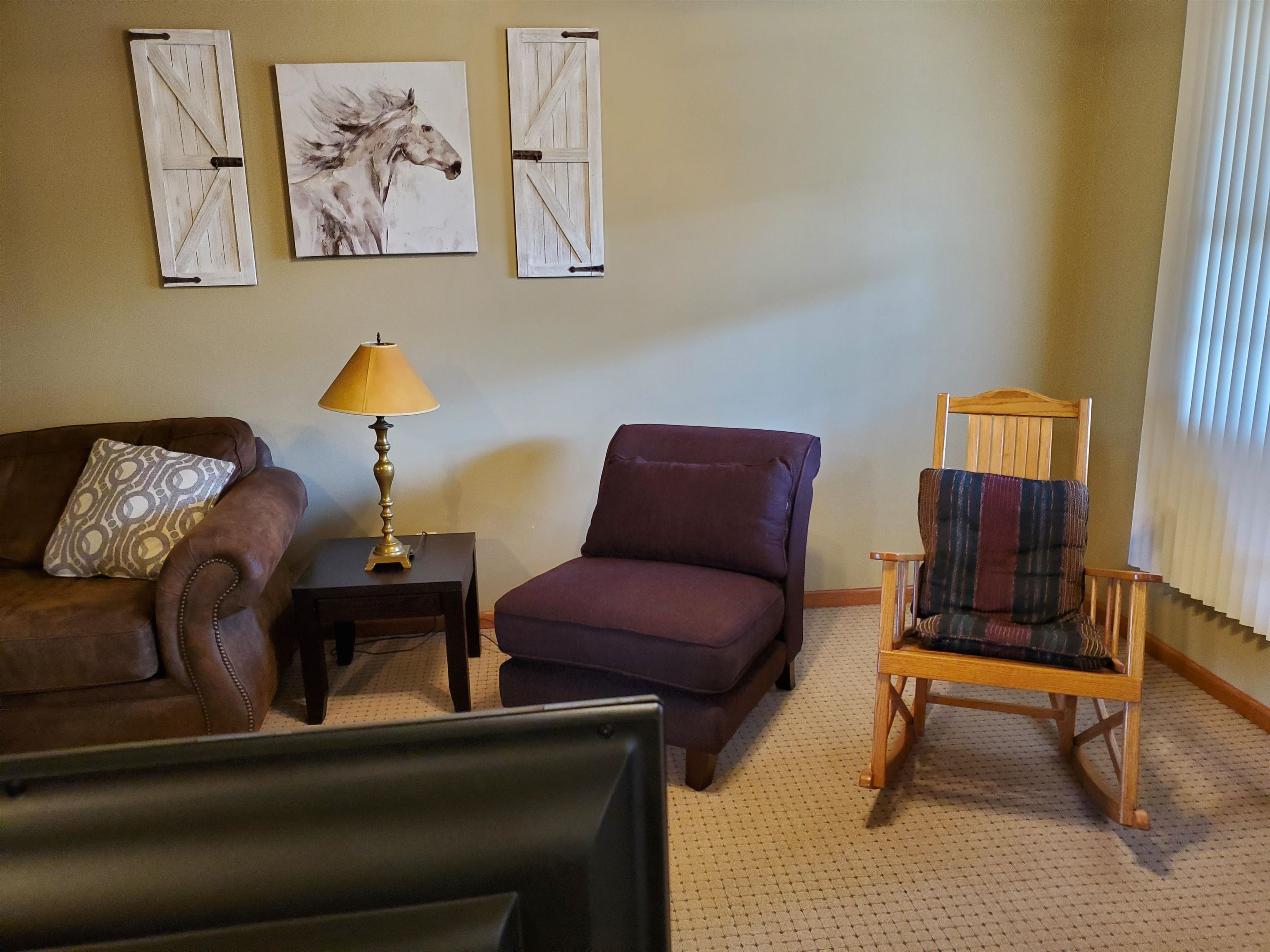 325 South Clark Street Utica, IL 61373 - Photo 12 of 28 a living room with furniture and a window