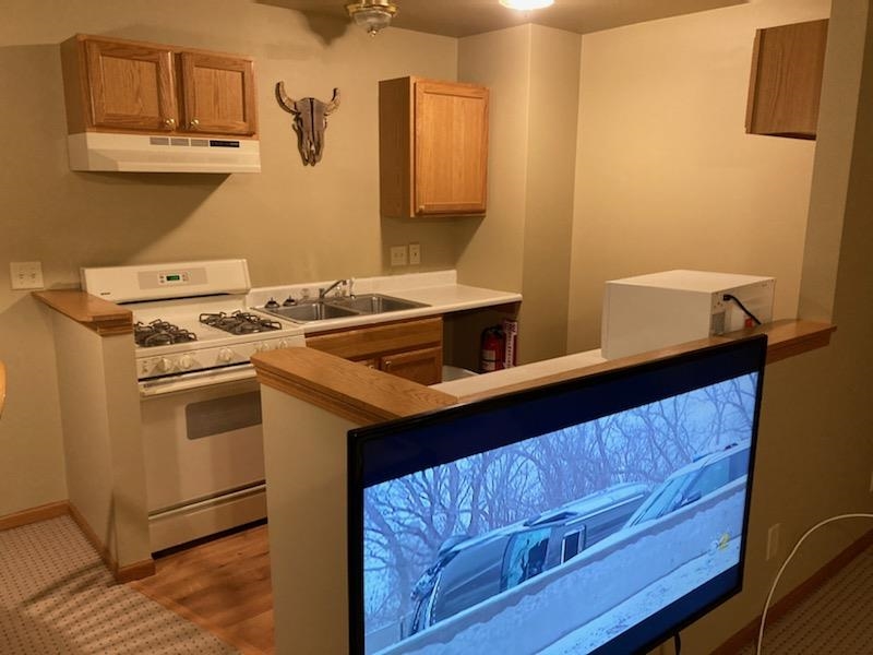 325 South Clark Street Utica, IL 61373 - Photo 25 of 28 a kitchen with a stove and a microwave
