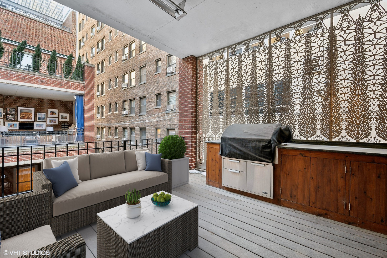 33 East Bellevue Place, Unit 3W Chicago, IL 60611 - Photo 30 of 31 a living room with furniture and a wooden floor