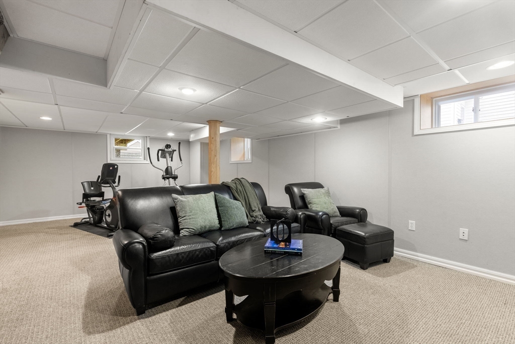 29 Governors Road Milton, MA 02186 - Photo 27 of 42 a living room with furniture and a potted plant
