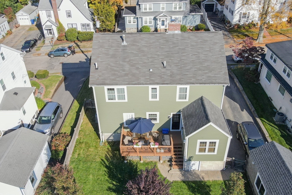29 Governors Road Milton, MA 02186 - Photo 34 of 42 an aerial view of a house with a yard