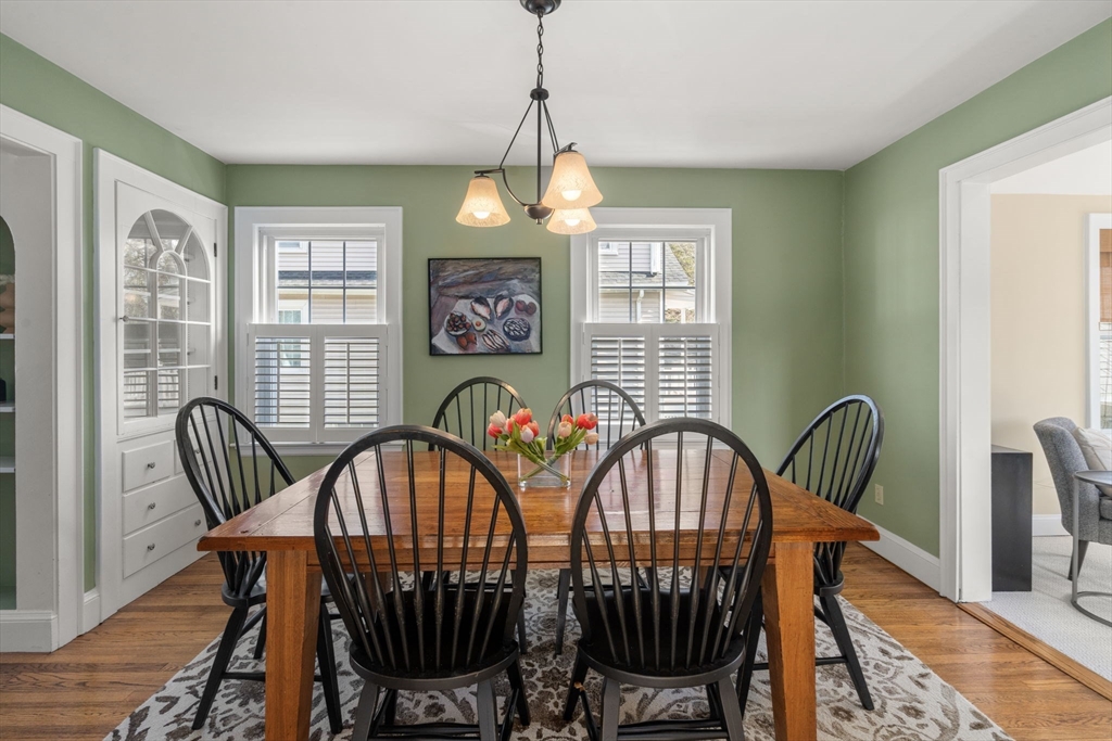 29 Governors Road Milton, MA 02186 - Photo 9 of 42 a view of a dining room with furniture window and wooden floor