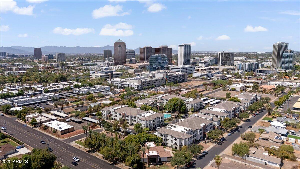 3302 North 7th Street, Unit 319 Phoenix, AZ 85014 - Photo 27 of 28 a view of a city with tall buildings