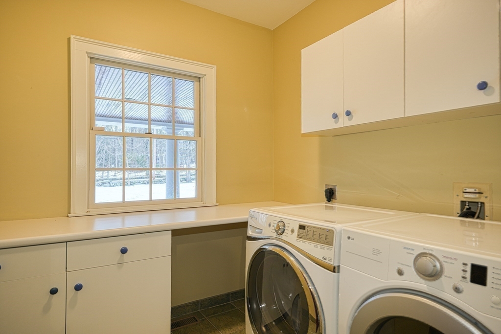 191 Claybrook Road Dover, MA 02030 - Photo 14 of 34 a utility room with dryer and washer