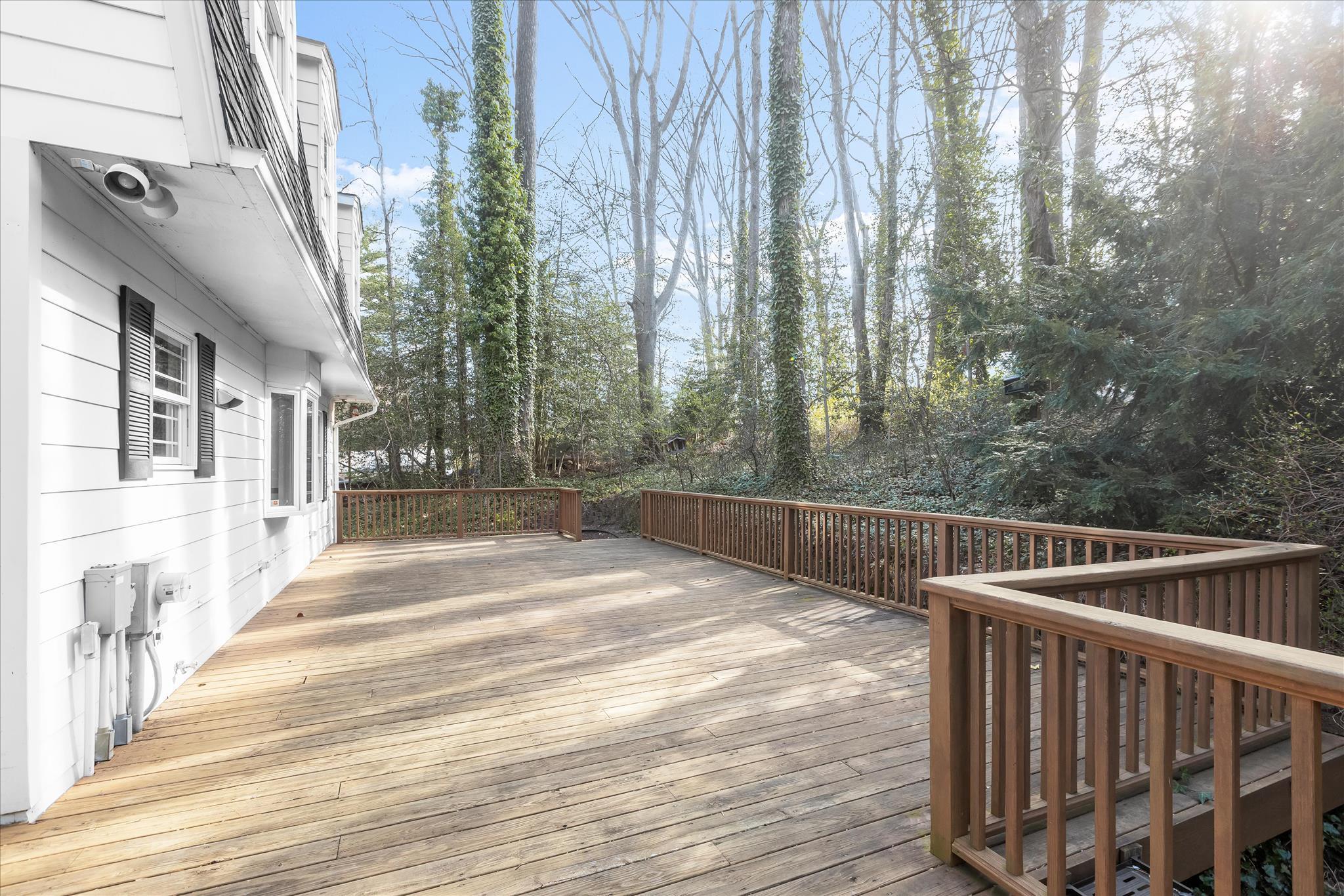 326 Edgewater Road Pasadena, MD 21122 - Photo 37 of 46 Expansive Rear Deck