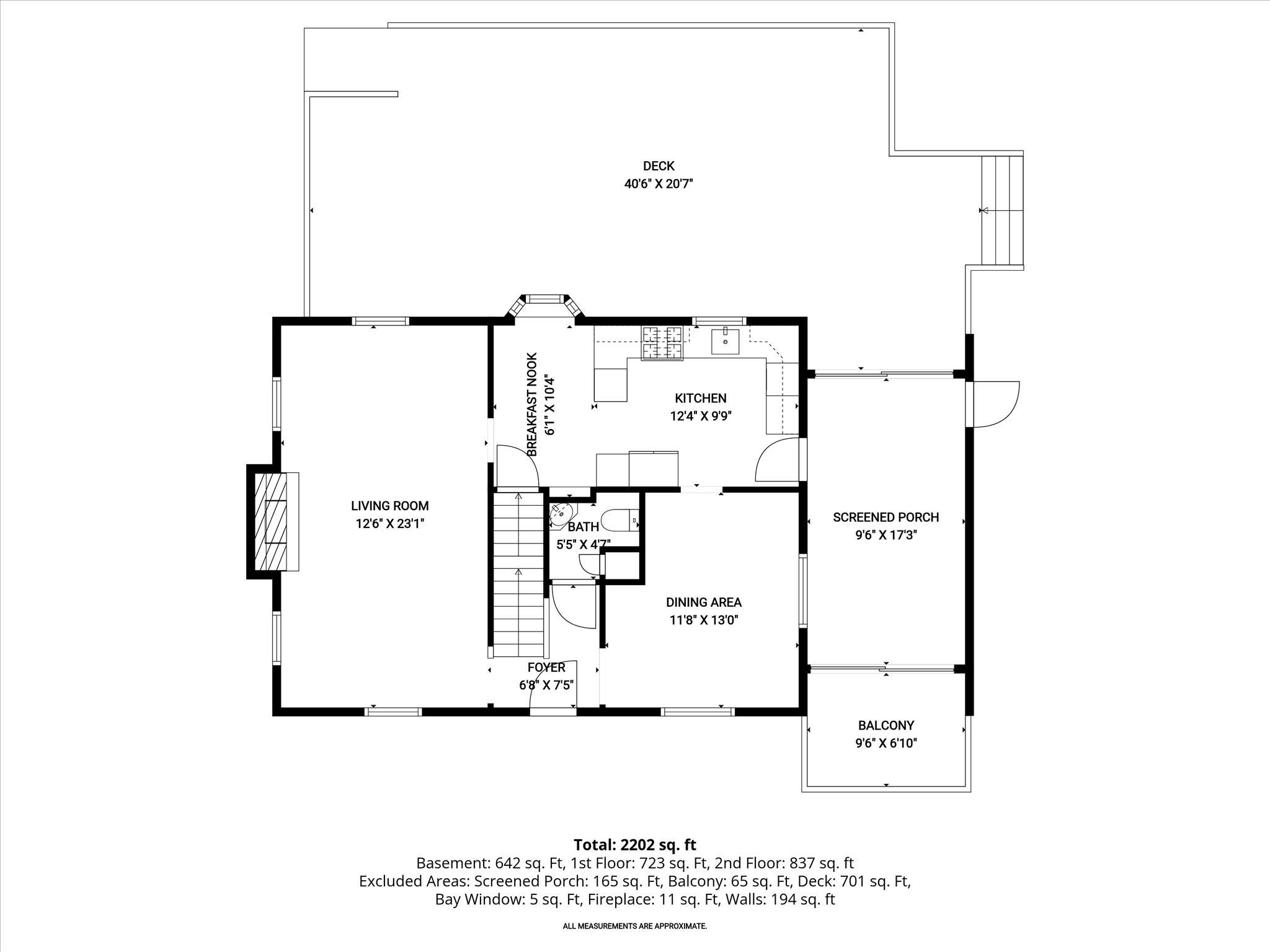 326 Edgewater Road Pasadena, MD 21122 - Photo 44 of 46 Main Level Floor Plan