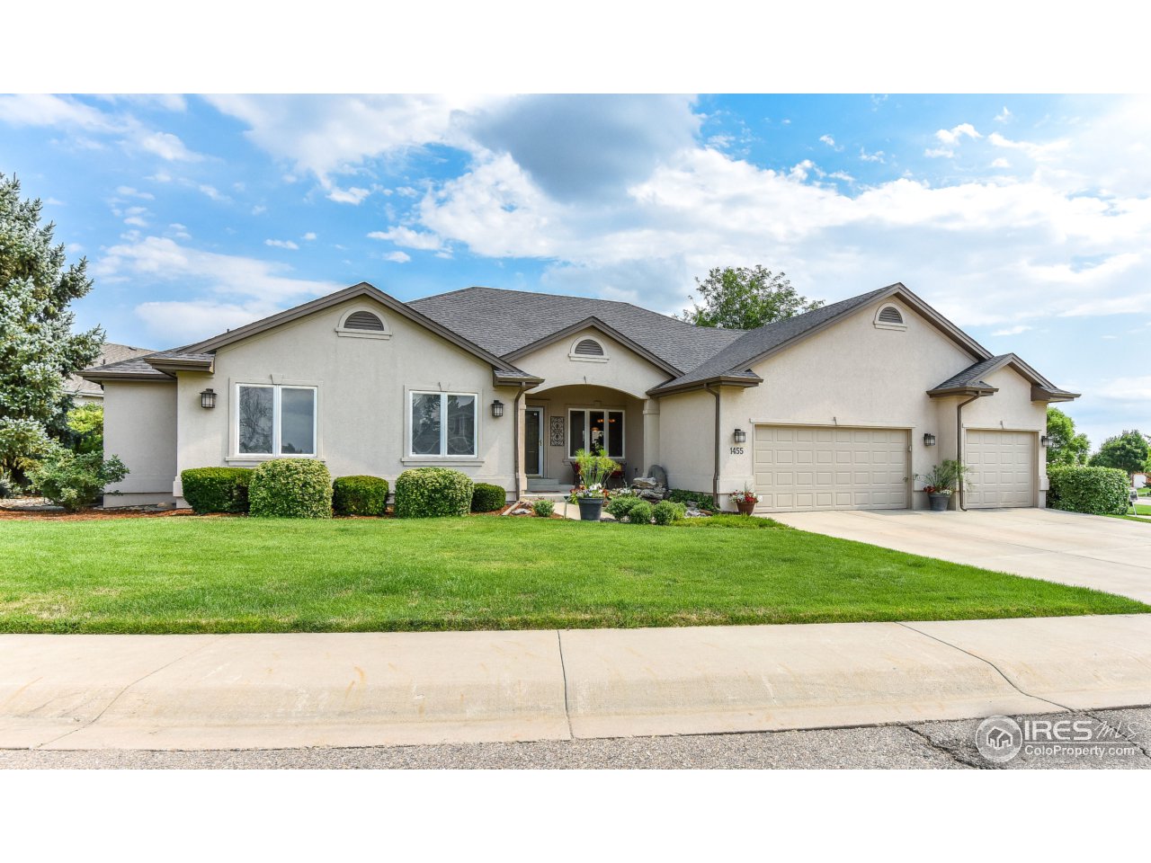 1455 Falcon Ridge Road Eaton, CO 80615 - Photo 1 of 15 Stucco Ranch