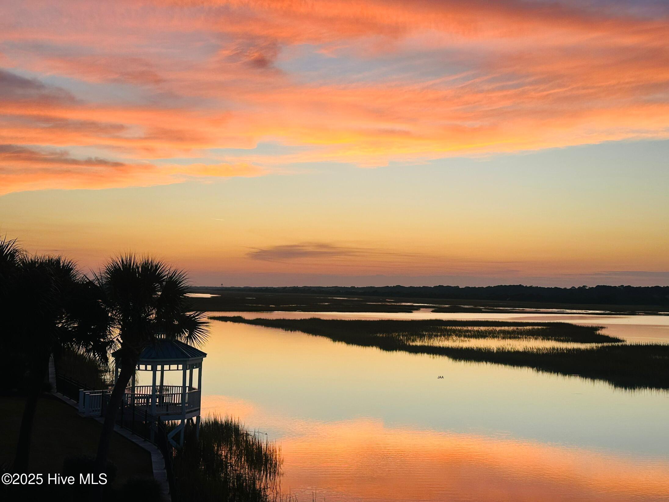 1301 Hewett Farms Road Southeast Shallotte, NC 28470 - Photo 17 of 18 Sun Setting over Jink's Creek