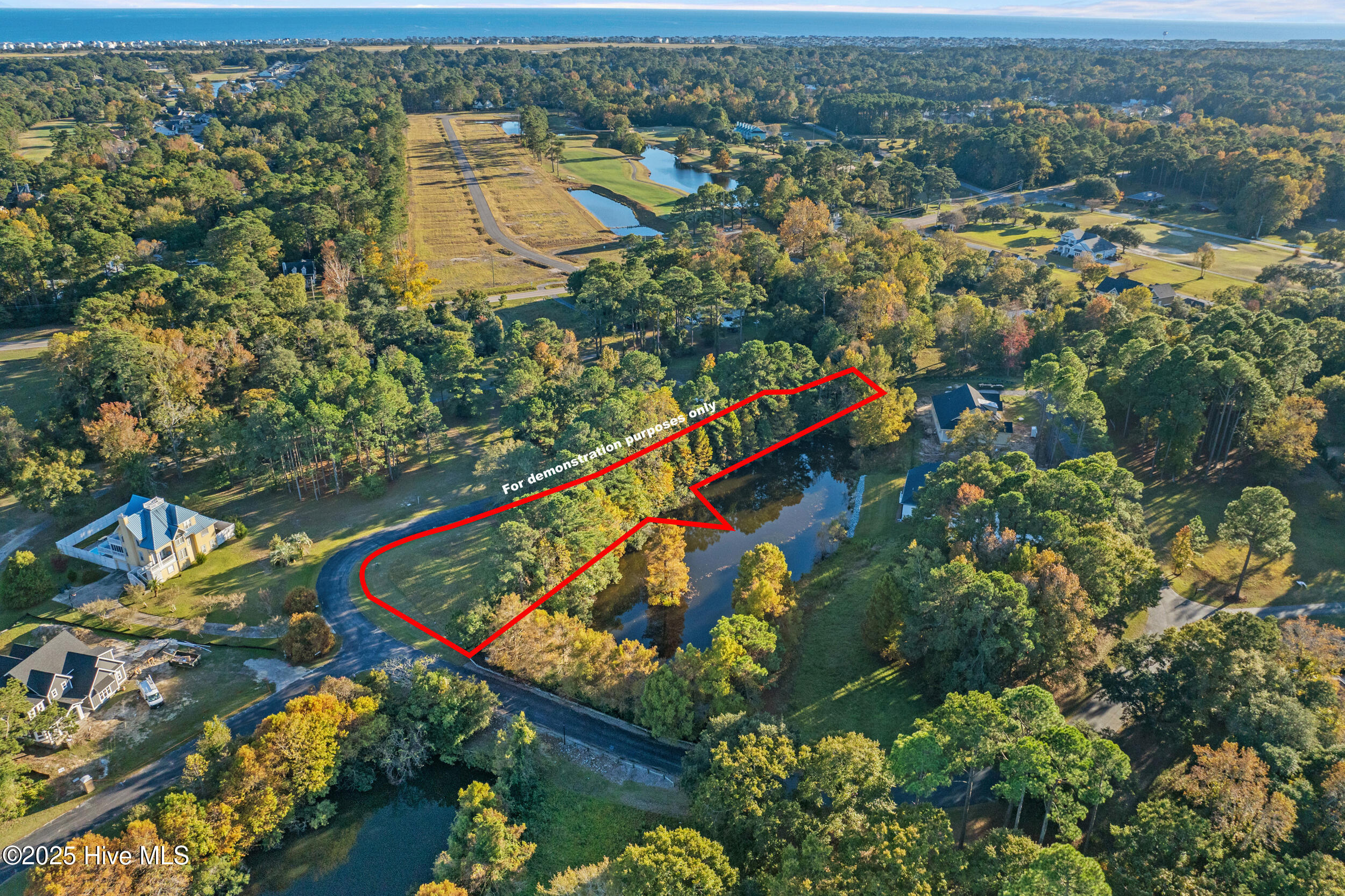 1301 Hewett Farms Road Southeast Shallotte, NC 28470 - Photo 4 of 18 Red outline is for demonstration purposes only