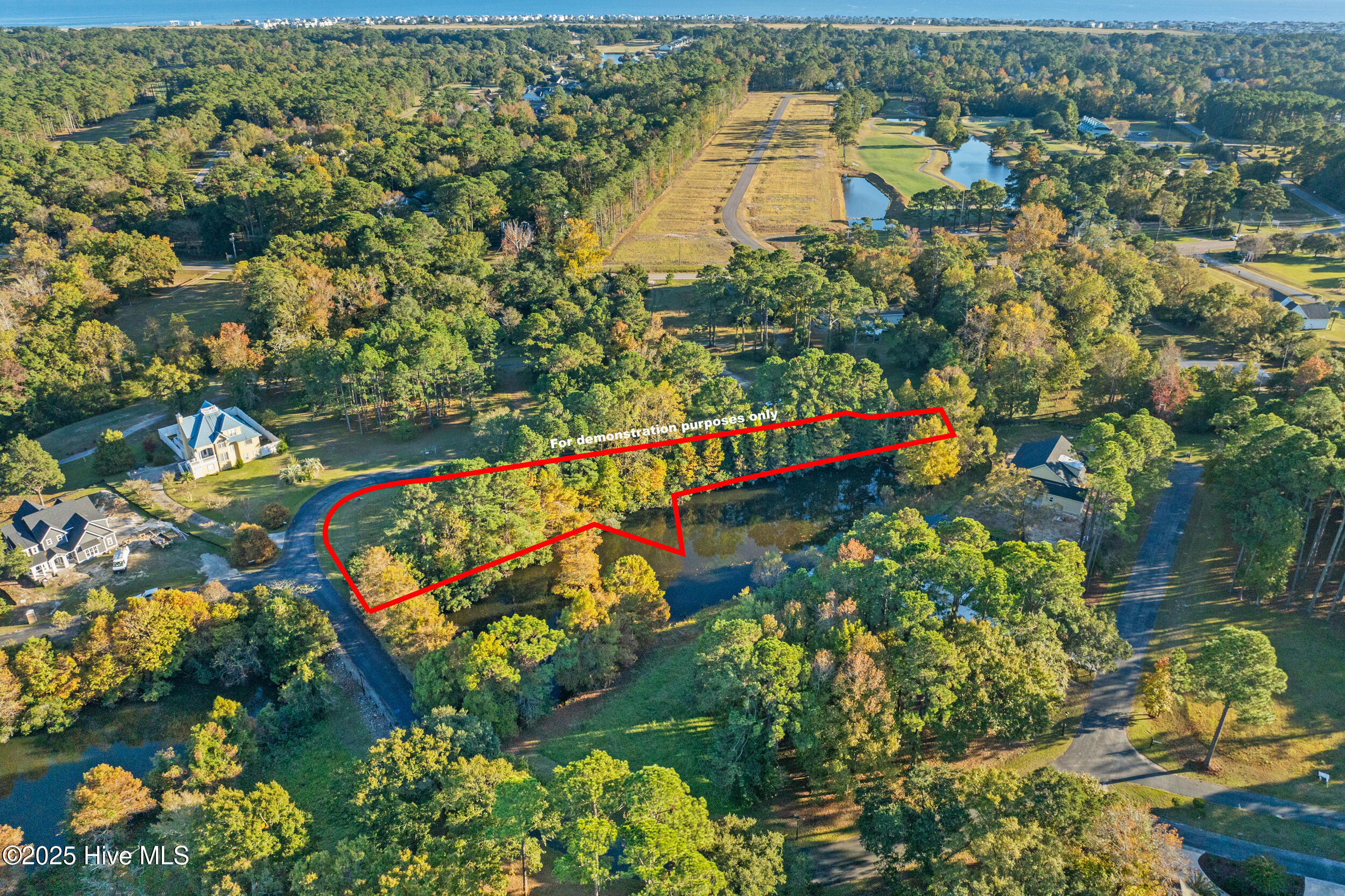 1301 Hewett Farms Road Southeast Shallotte, NC 28470 - Photo 5 of 18 Red outline is for demonstration purposes only