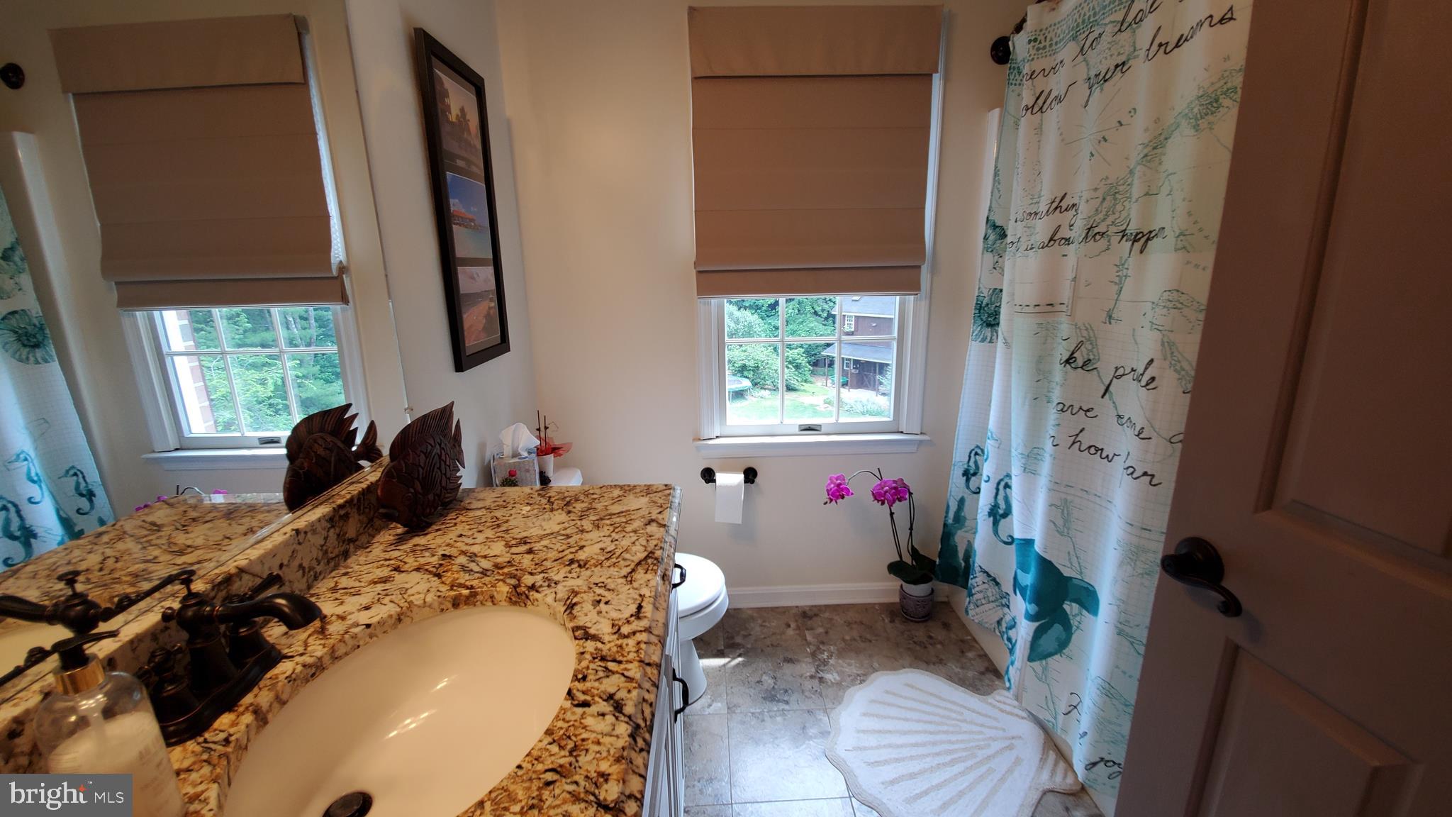 Updated granite vanity