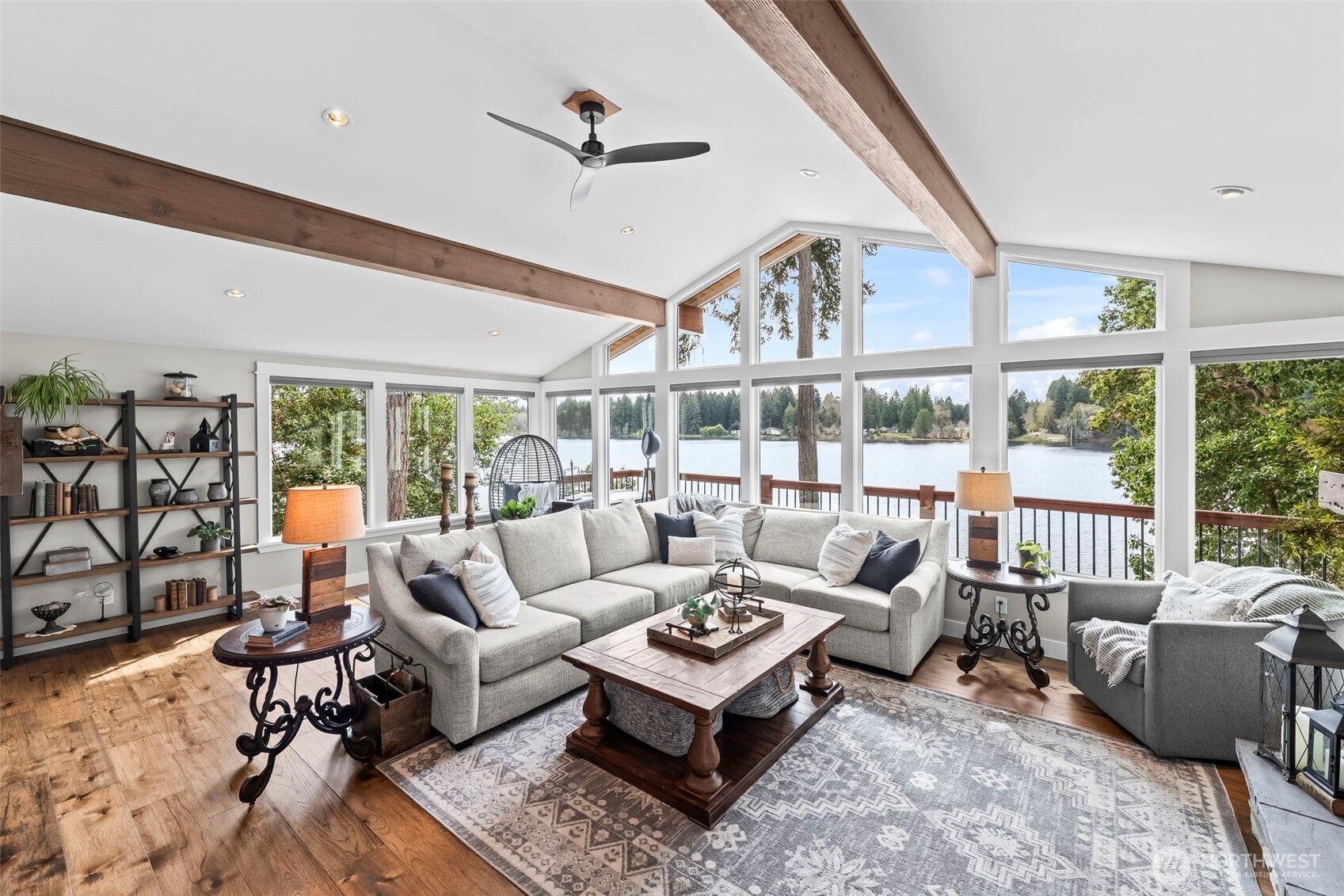 6501 27th Lane Southeast Lacey, WA 98503 - Photo 12 of 40 a living room with furniture and a large window