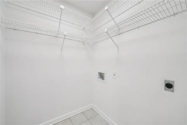 a view of a rack on the wall