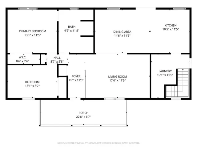 a view of outdoor space with trees all around