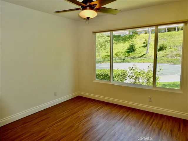 a view of a garden from a window