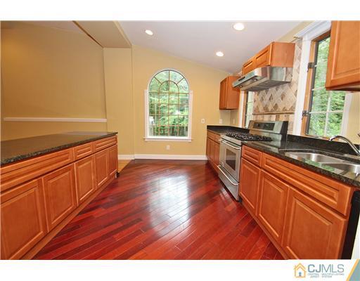 9 Greenwich Road Edison, NJ 08820 - Photo 9 of 25 a open kitchen with stainless steel appliances granite countertop a stove a sink and a large window