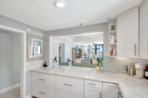 a view of a counter top room