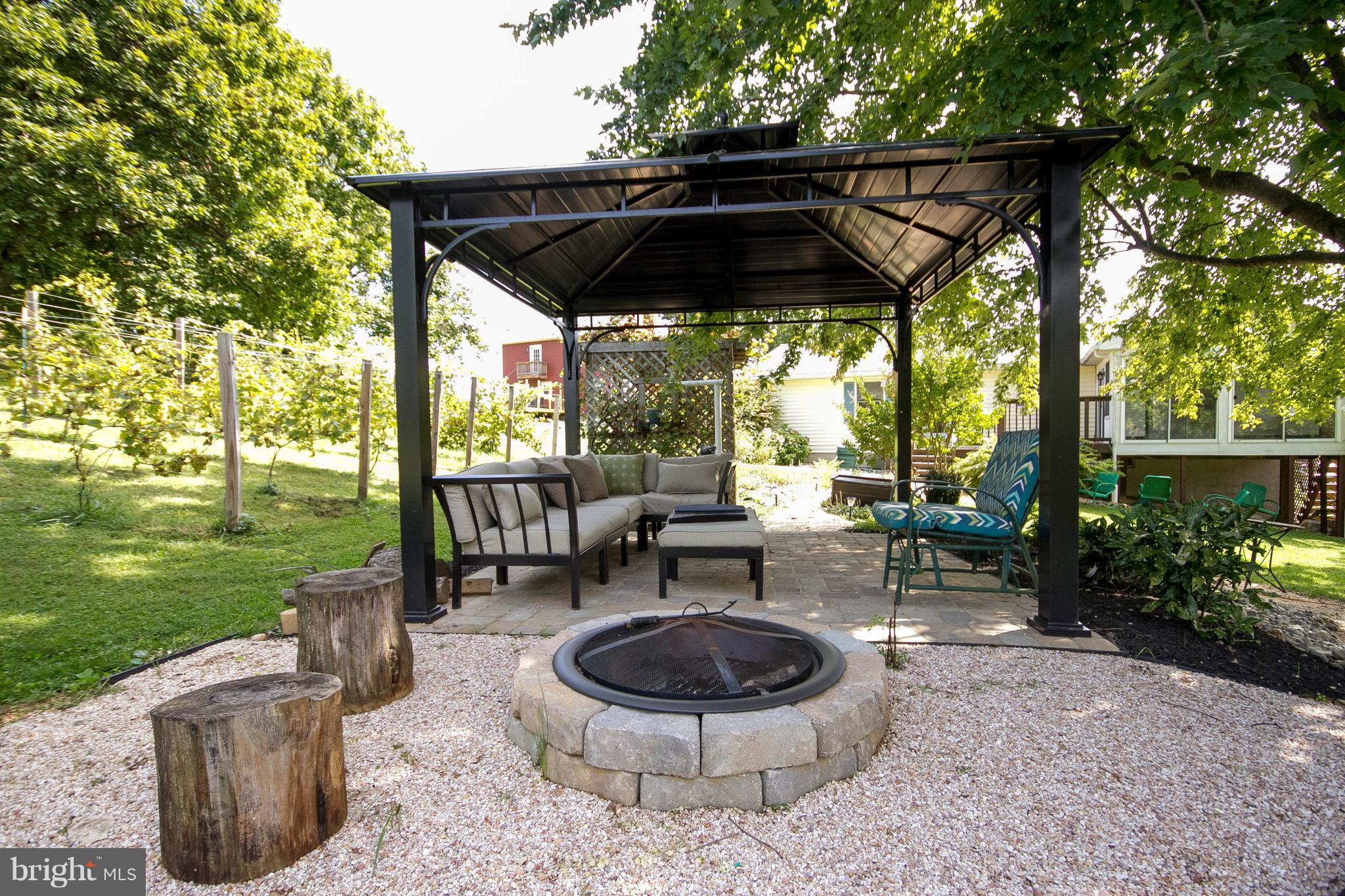 2816 Bird View Road Westminster, MD 21157 - Photo 21 of 22 Built In Firepit