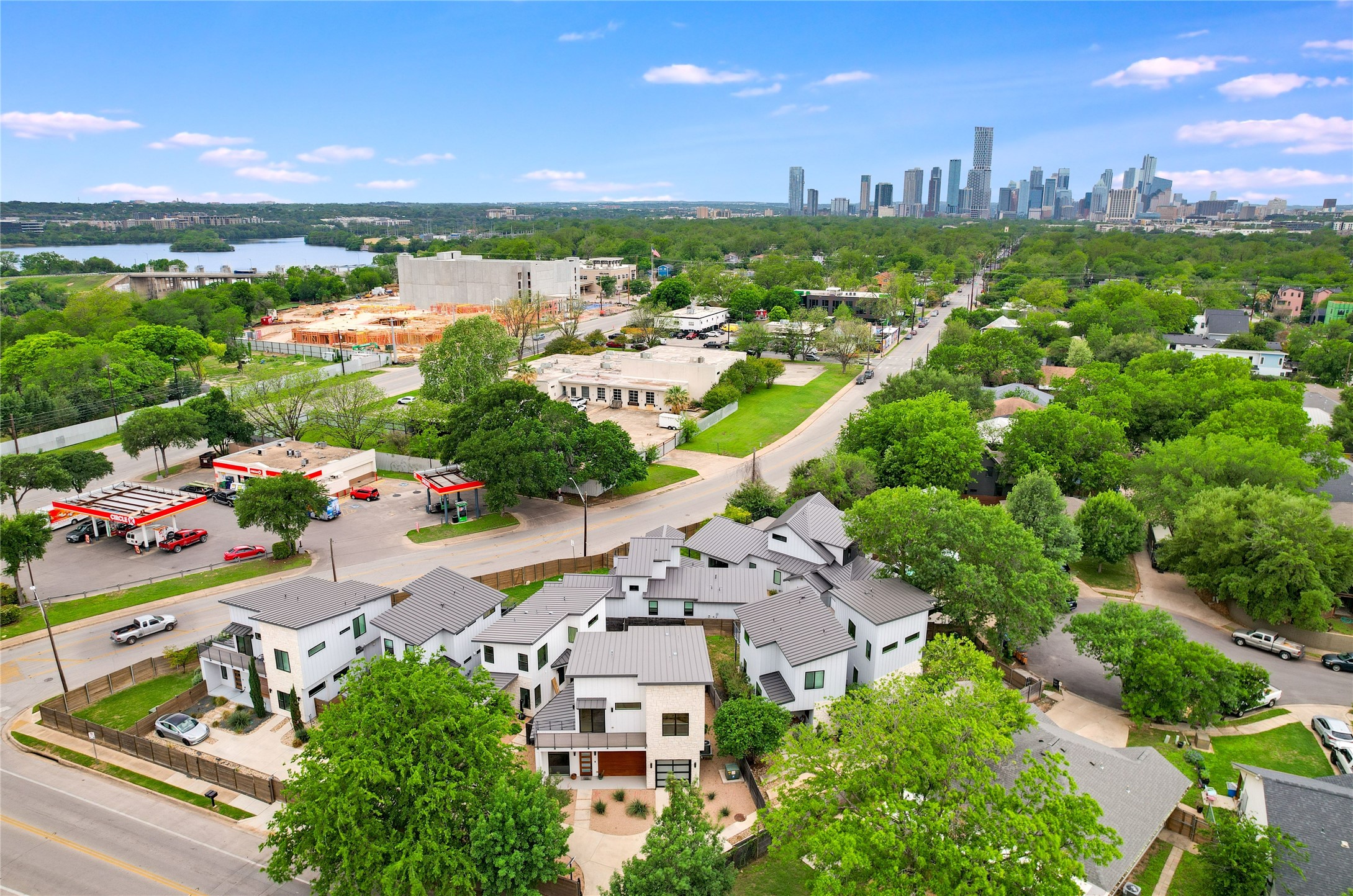 Home is within walking distance of the Wishbone Bridge and the Lady Bird Lake Trail system