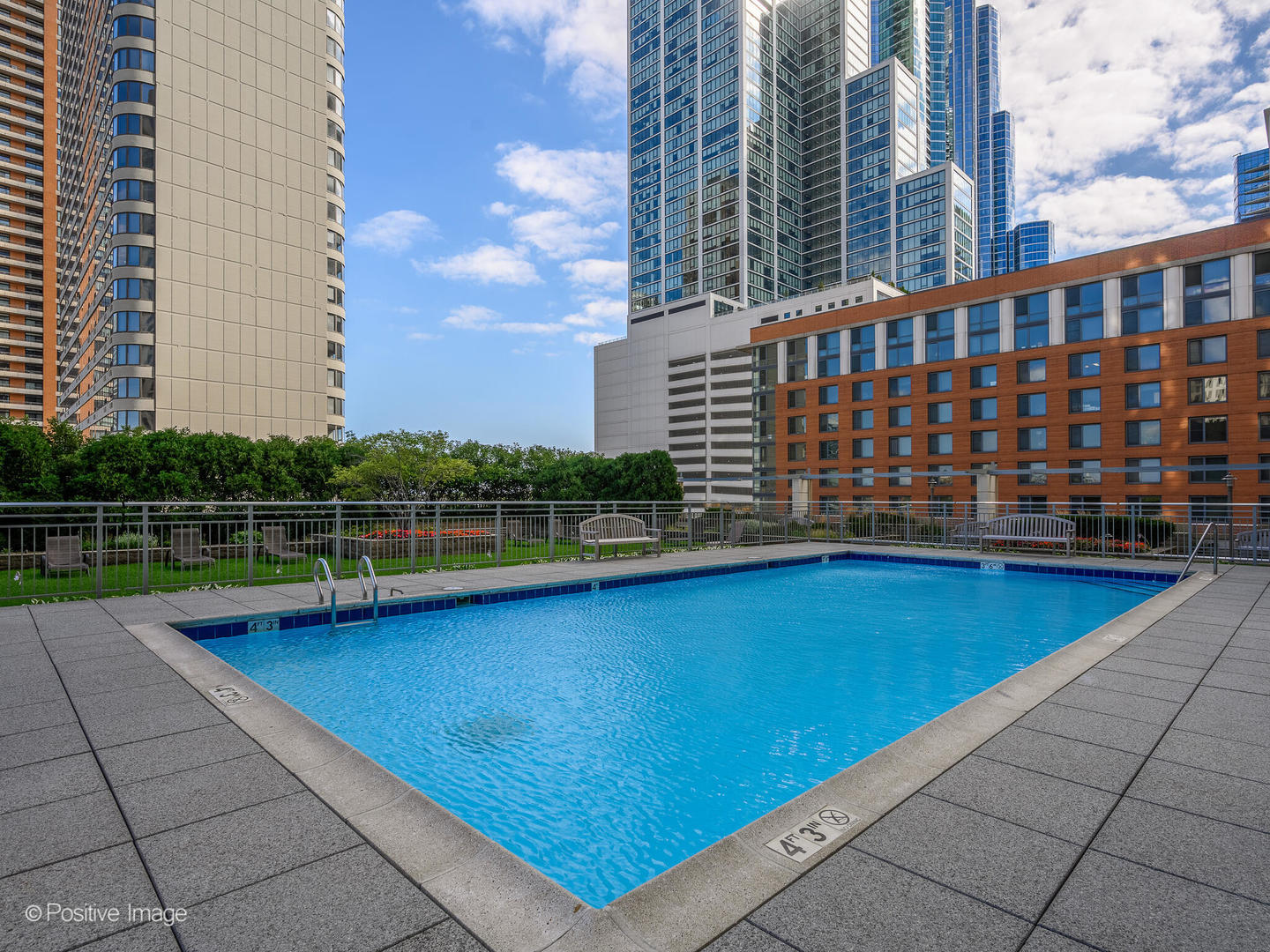 1250 South Michigan Avenue, Unit 910 Chicago, IL 60605 - Photo 22 of 26 a view of a swimming pool with a terrace