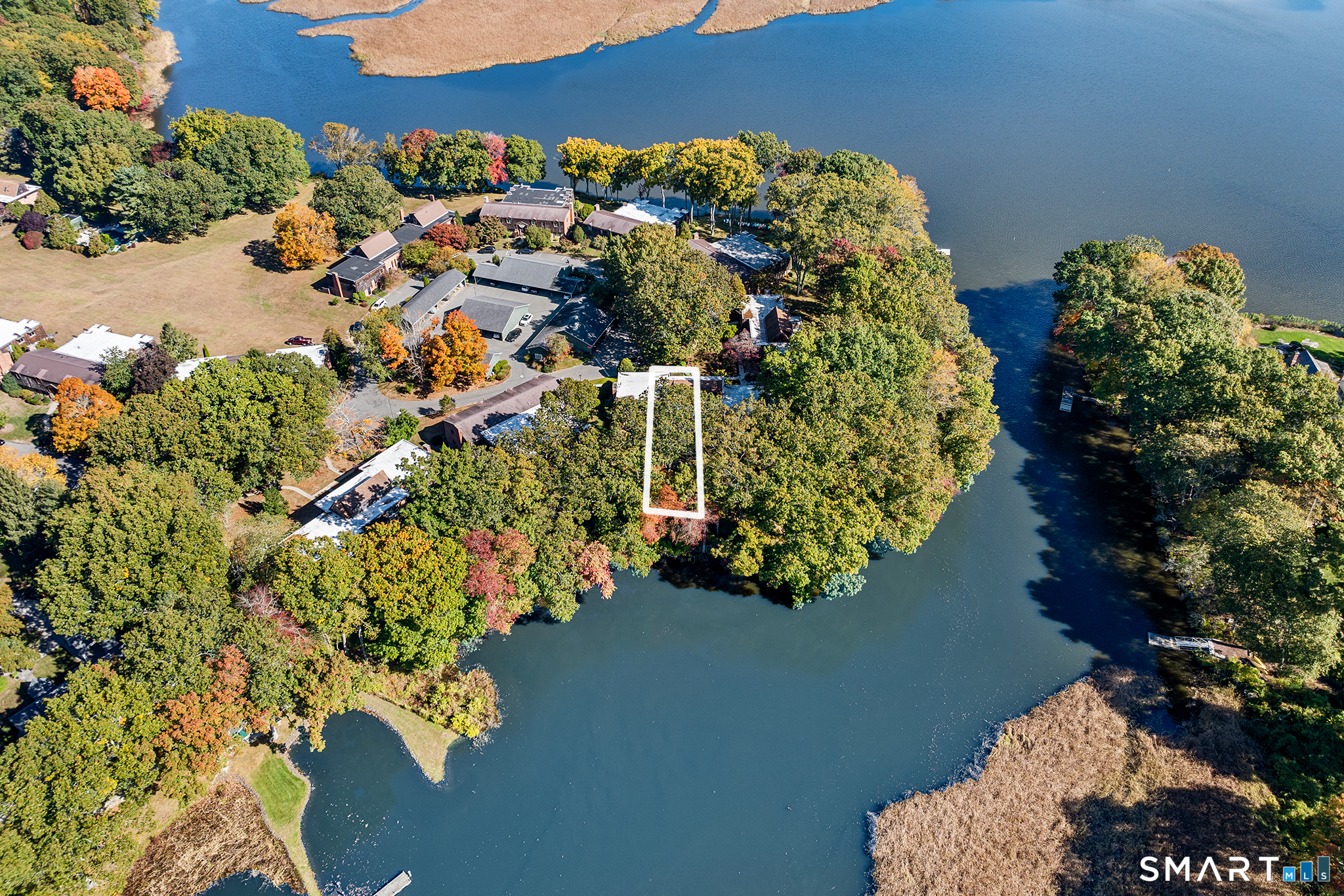 85 River Road, Unit L4 Essex, CT 06426 - Photo 29 of 35 Aerial View Showing Location of the Unit