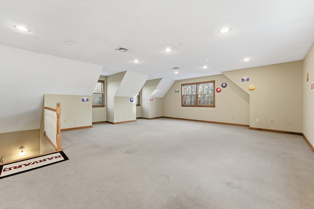 155 South Monson Road Hampden, MA 01036 - Photo 26 of 42 an empty room with a projector and furniture