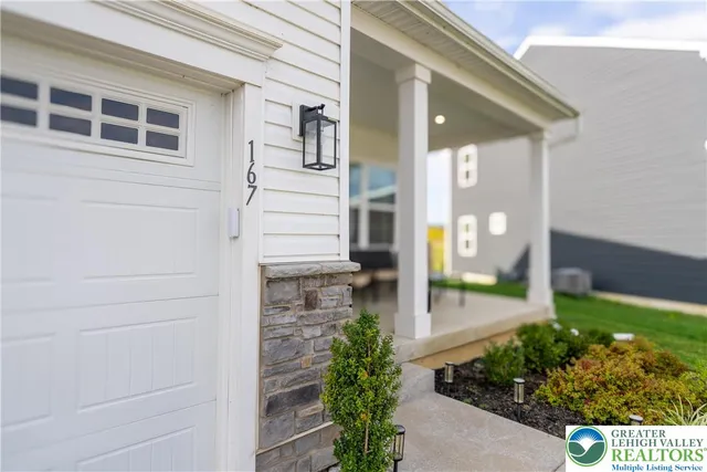 a building outdoor space with patio furniture