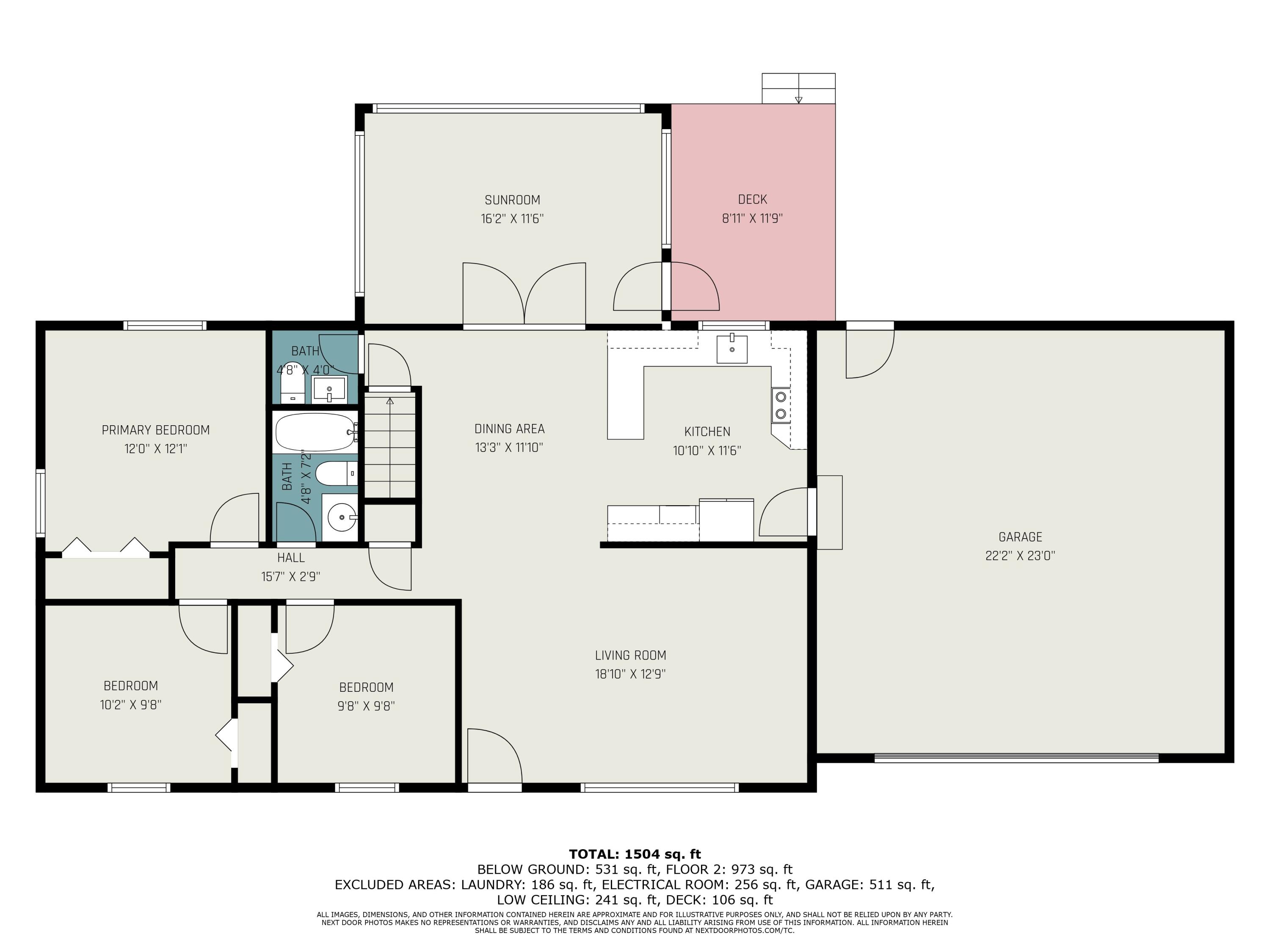 56808 Bow Drive Three Rivers, MI 49093 - Photo 25 of 26 Bow Drive main floor plan