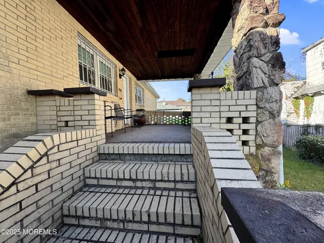 a view of an outdoor space with a patio
