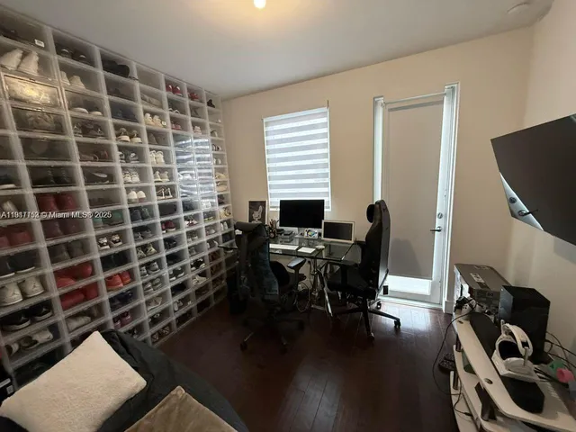 a outdoor space with lots of table and chairs