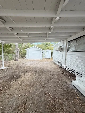 a view of a room with a porch