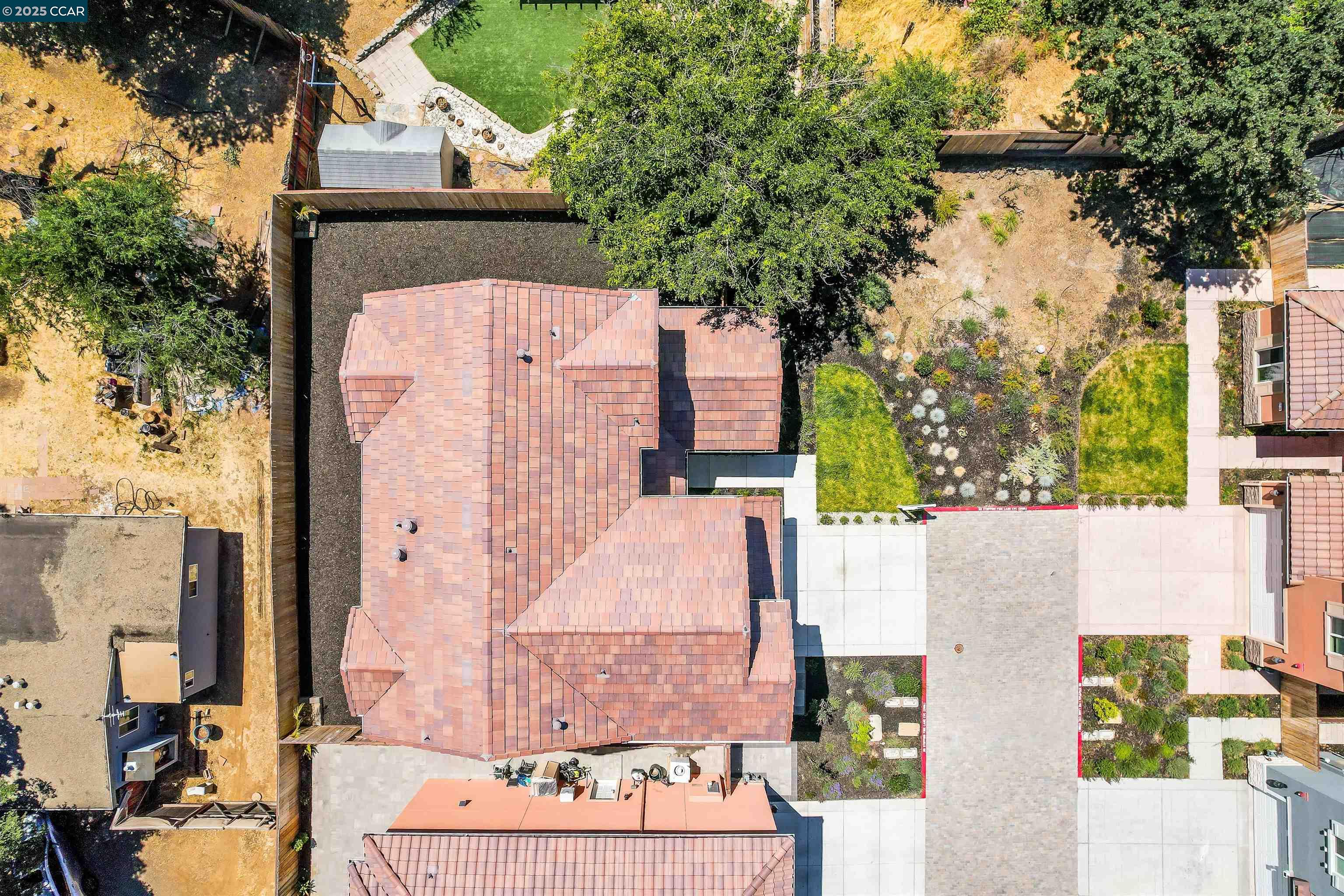 2722 Cowell Road Concord, CA 94518 - Photo 51 of 55 an aerial view of a house with outdoor space