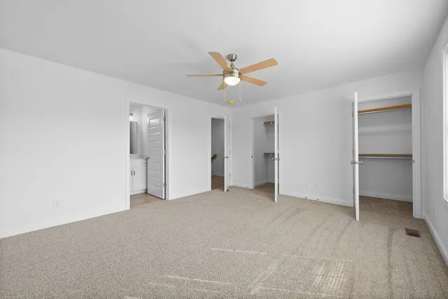 a close up view of racks on the wall