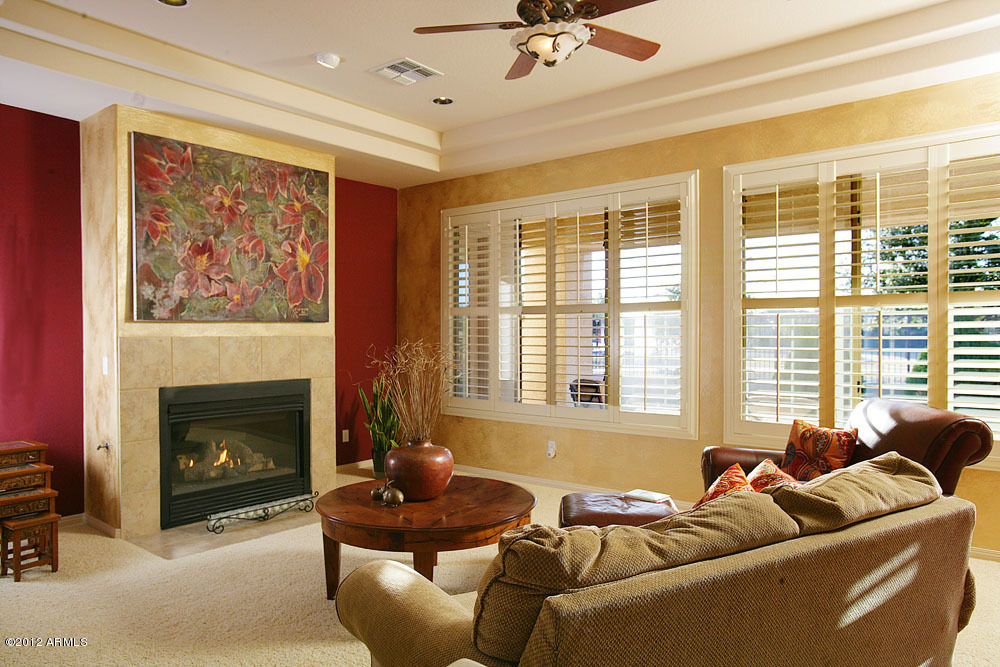 4660 South Ranger Court Gilbert, AZ 85297 - Photo 3 of 39 Living w Fireplace