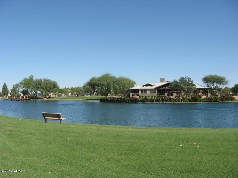 4660 South Ranger Court Gilbert, AZ 85297 - Photo 37 of 39 Fishing lake and clubhouses